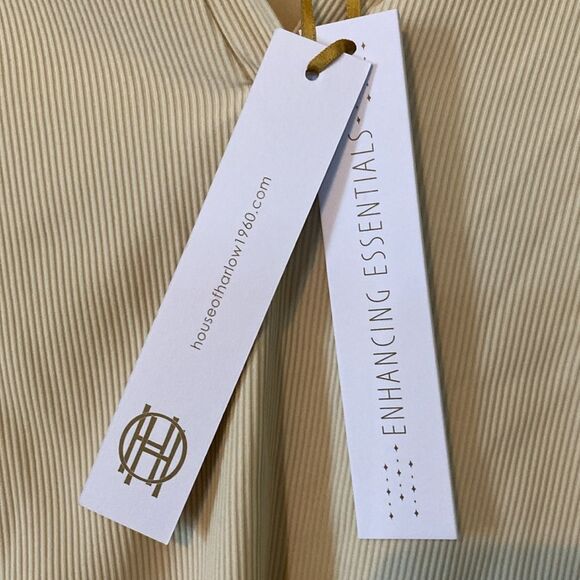 NWT House of Harlow ribbed body suit with collar - Size M - Picture 4 of 8